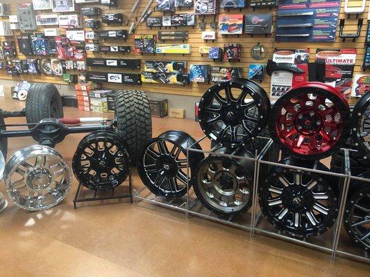 Come and check out our showroom today to find all your custom and aftermarket parts for sale!