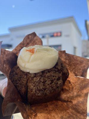 Carrot cake muffin