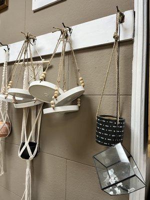 Hanging planter options