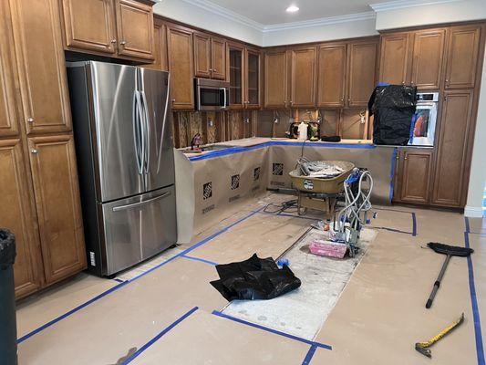 Kitchen before remodel