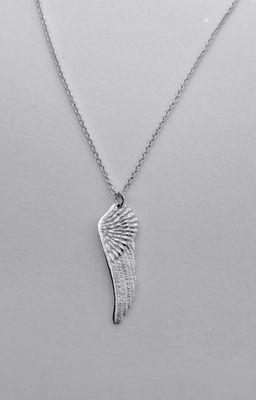 Wing pendant in sterling