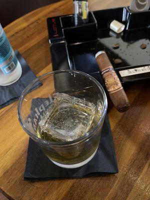 Perez Carrillo Encore and Four Roses on ice.