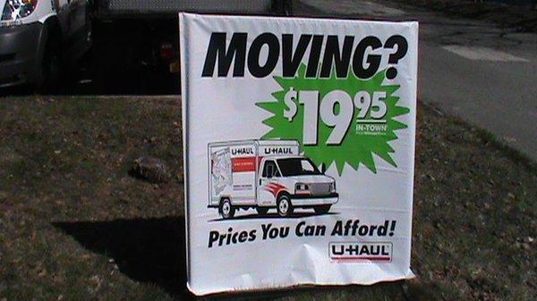 WE RENT UHAUL TRUCKS, VANS, AND TRAILERS!