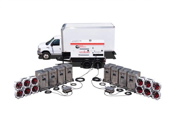 Electric based heating equipment and no logos on vehicles