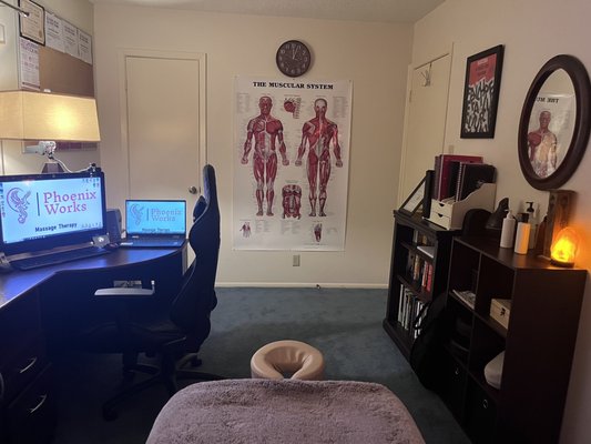 Main office of Phoenix Works Massage Therapy