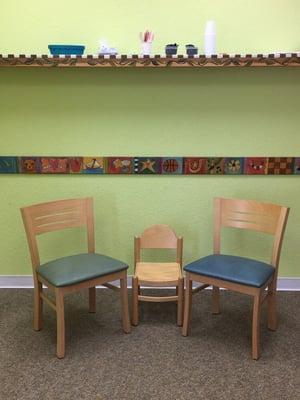 Patient rooms are designed for children