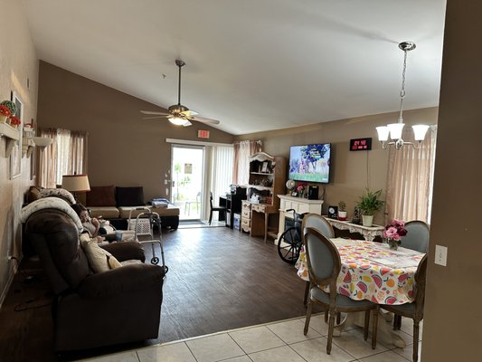 View of the living room