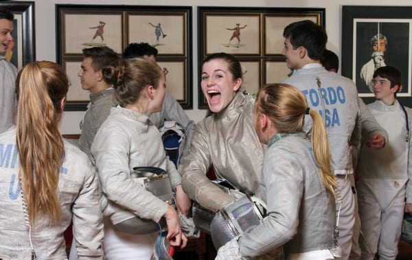 Fencing is a creative sport full of strategy, suspense, and surprise.