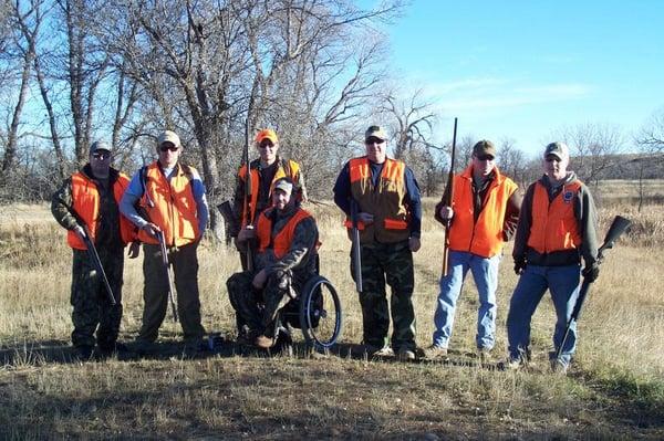 Carl Mann sponsored the Wounded Warrior Program hunt