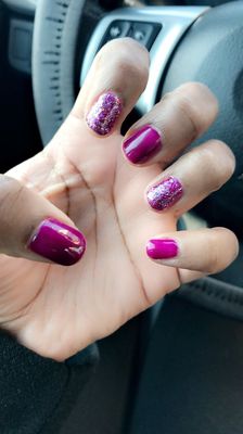 Other hand color and different glitter $23.