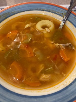 Tortellini soup