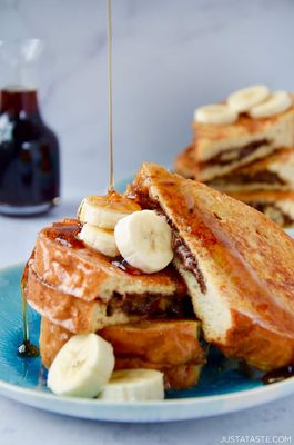 Nutella bread with banana