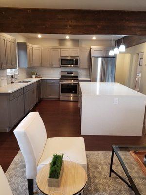 This kitchen was a bedroom before we got ahold of it!