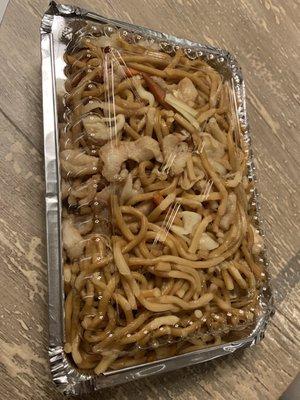 Chicken Pork Chicken Or Veg . Lo Mein  Large Takeout  Per my review, the takeout here is