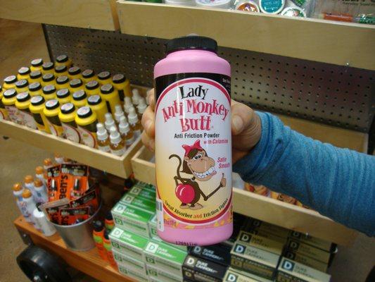 I didn't know they had Monkey Butt powder just for women - Duluth Trading Company has it!