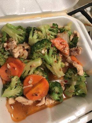 Large Spicy Chicken & Broccoli