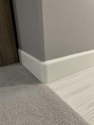 Love the 5 inch baseboards! Originally had much smaller ones and went with these per Gerald's recommendation and couldn't be happier.