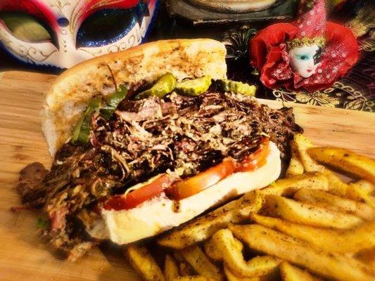 Brisket po' boy.