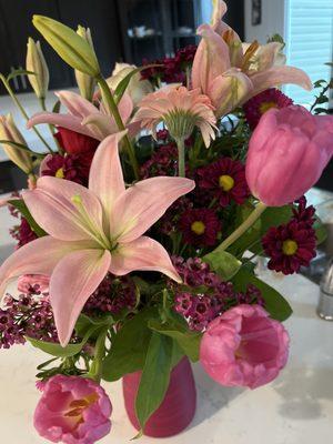 Bouquet with Vase