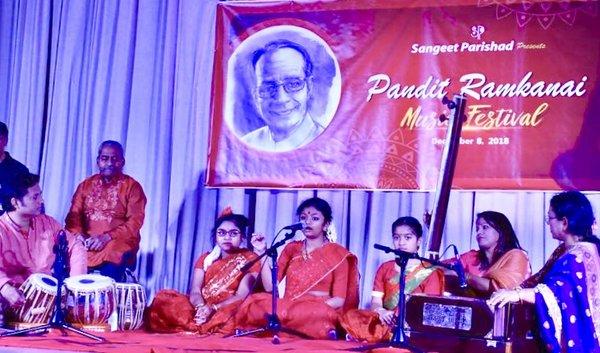 Sangeet Parishad students was performance at the Yearly concert.