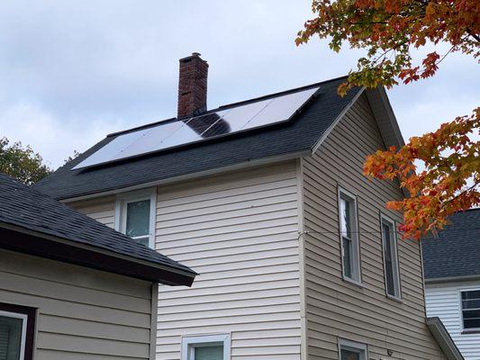 Side House Solar Installation