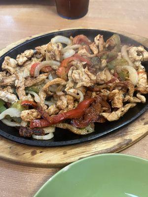 Chicken fajitas