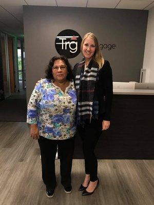 Another successful signing at TRG® Mortgage . Isaiah Rodriguez and myself share the same first industry client Maggie!