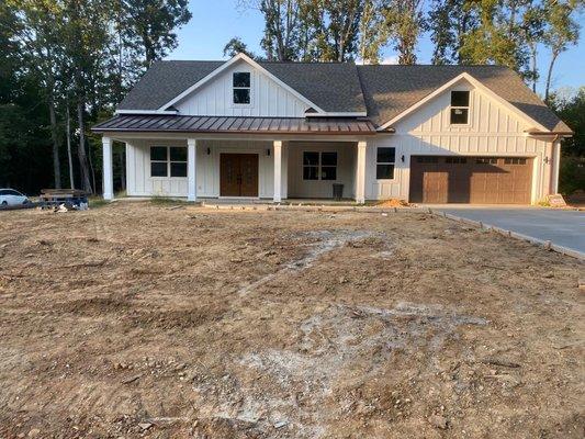 New construction custom home build