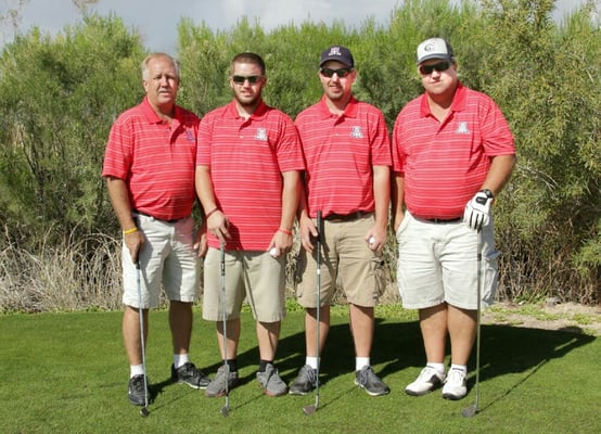 The four owners of Swanson's Moving left to right Dave,Andy,Richard and Dan