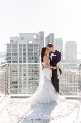 Ultimate Skybox wedding, Downtown San Diego