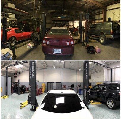 Before and After Garage Rehab