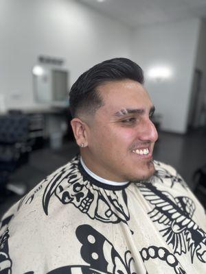 Mid skin fade