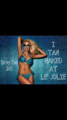 Spray Tans.... We spray you by hand  : )