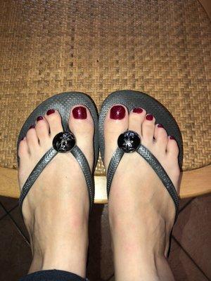 Wonderful pedicure from Pamela!