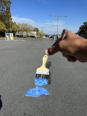 3D street art in Maryland.