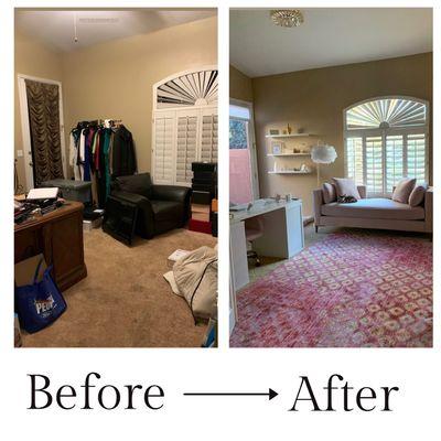 Complete makeover - including organizing and interior design! -AMAZING!