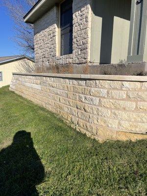 Limestone wall planter!