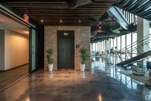 Venture X Dallas Campbell Centre Lobby View One