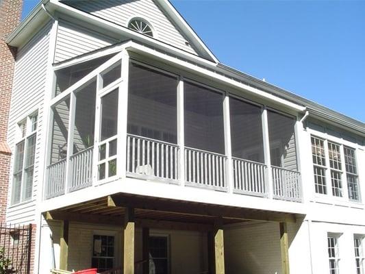 Screened Porch built by East Cobb's Best Remodeling