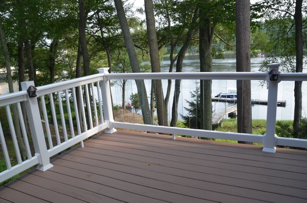 Glass Rails  Tuf Board Decking Amesbury MA