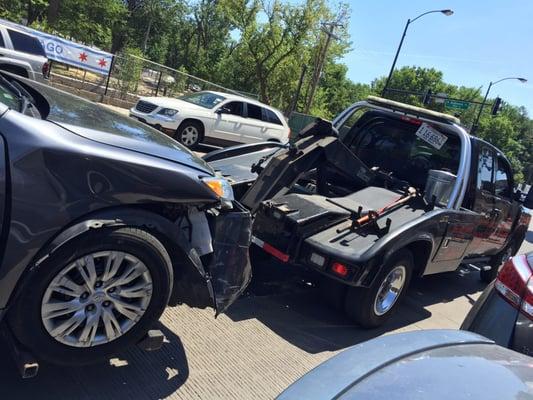 Open 24/7 for all your towing needs flatbed, self loader, Edmond's United towing (773)905-4869