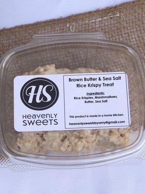 Brown Butter & Sea Salt Rice Krispy Treat