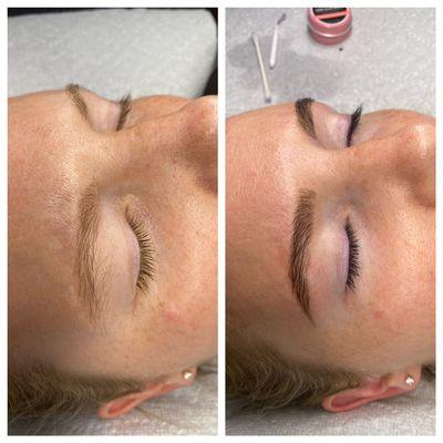 Brow shaping and tint by Julia