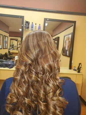 Mocha Brown with Golden highlights, Matrix color line