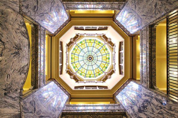 Reconstruction of the Harris County Courthouse rotunda