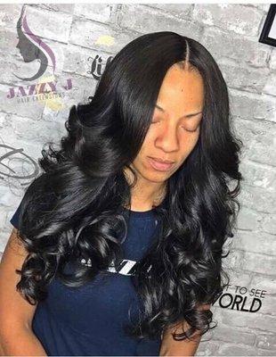 Jazzy Body Wave available in lengths 12-30in www.jazzyjhair.com