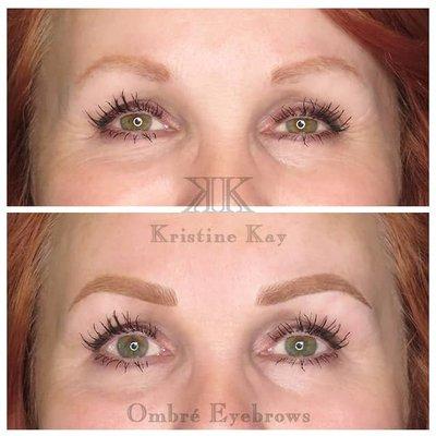 Digital Microblading: Ombré Powder Brows (over existing pigment) Permanent Makeup