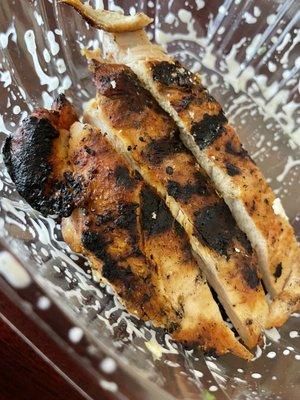 Grilled Chicken (burnt) 8/24/22