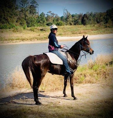 Riding in Jones Park