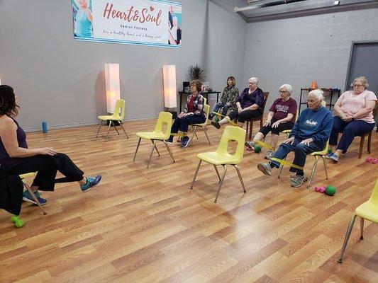 Senior Fitness Seated Strengthening Class